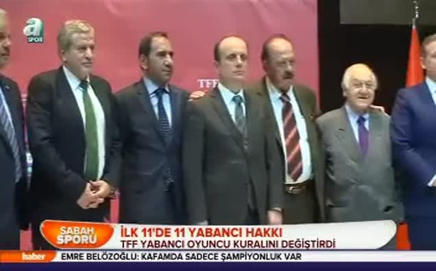 İlk 11'de 11 yabancı hakkı