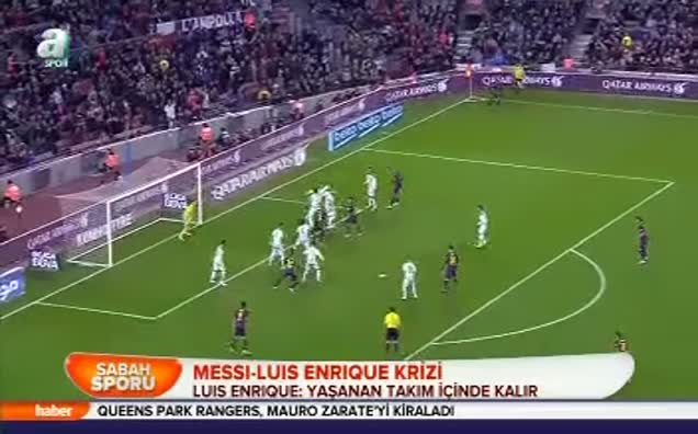 Messi-Luis Enrique krizi