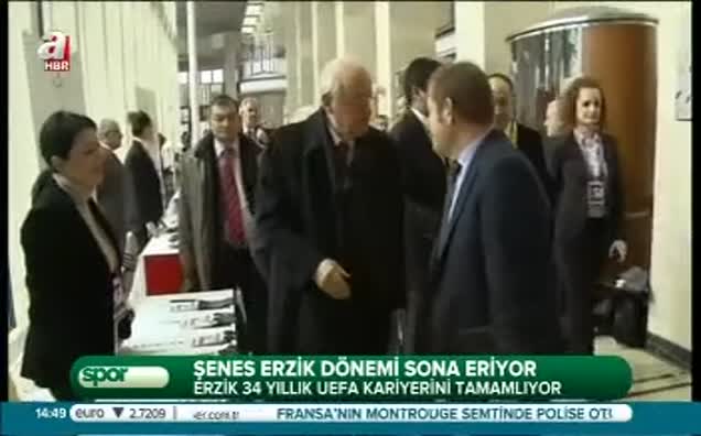 Şenes Erzik dönemi sona eriyor