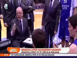Anadolu Efes savaşarak kazandı