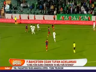 F.Bahçe'den Ozan Tufan açıklaması