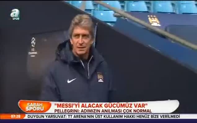 "Messi'yi alacak gücümüz var"