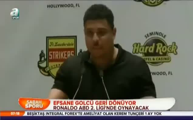 Efsane golcü Ronaldo geri dönüyor