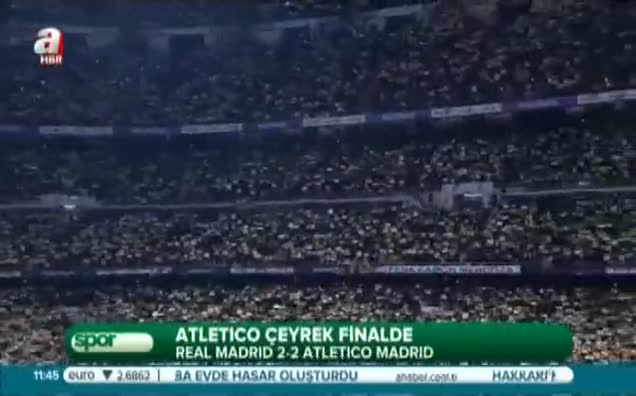 Atletıco çeyrek finalde