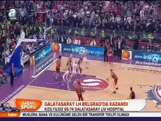 Galatasaray LH Belgrad'da kazandı