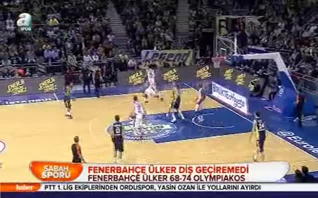 Fenerbahçe Ülker diş geçiremedi
