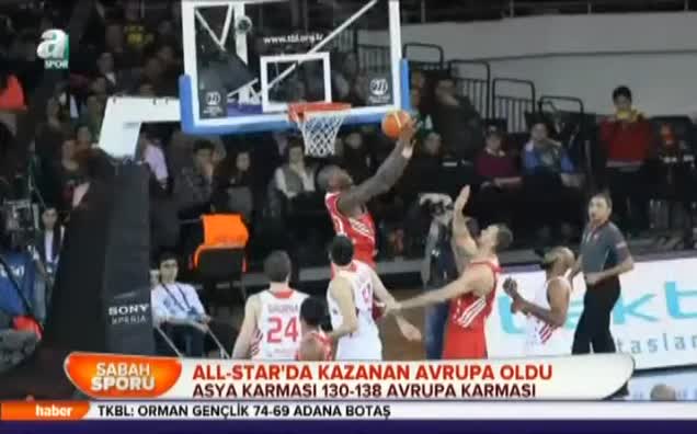 All-Star'da kazanan Avrupa oldu