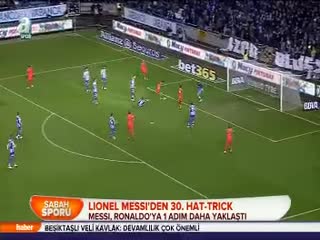 Lionel Messi'den 30. hat-trick