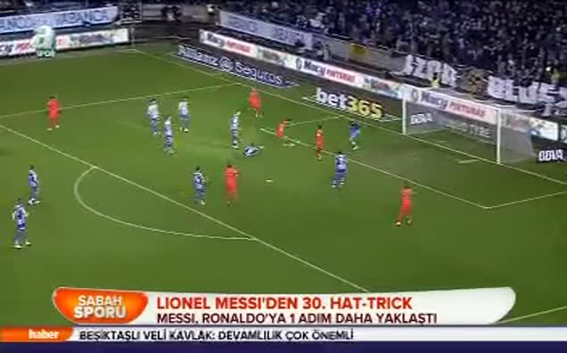 Lionel Messi'den 30. hat-trick