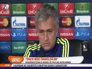 Mourinho'dan Di Maria ve Falcao açıklaması