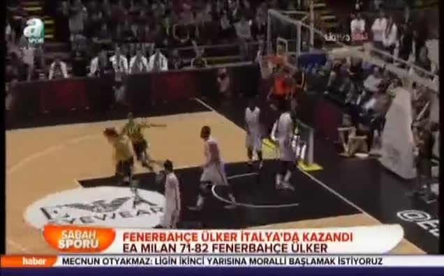 Fenerbahçe Ülker Milano'da kazandı