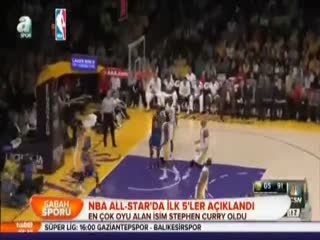 NBA All-Star'da ilk 5'ler açıklandı