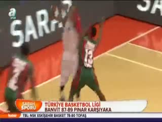 Pınar Karşıyaka uzatmada kazandı