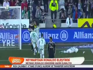 Neymar'dan Ronaldo eleştirisi