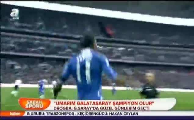 "Umarım Galatasaray şampiyon olur"