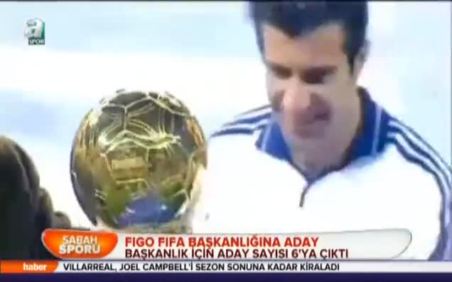 Figo FIFA başkanlığına aday