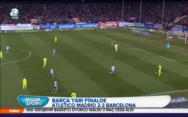 Barça yarı finalde!