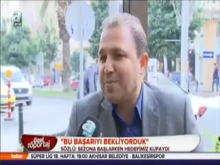 Sedat Sözlü A Spor'a özel açıklamalar