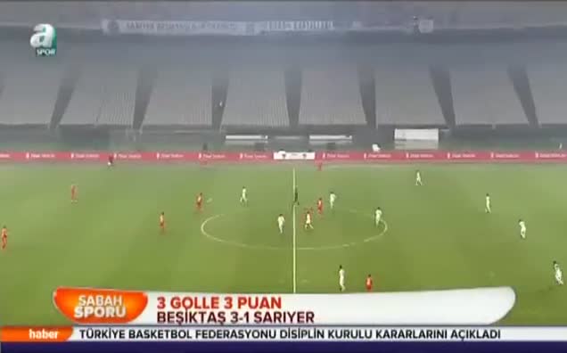 Beşiktaş 3-1 Sarıyer (Özet)
