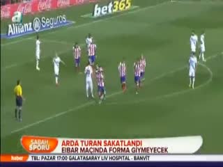 Arda Turan sakatlandı