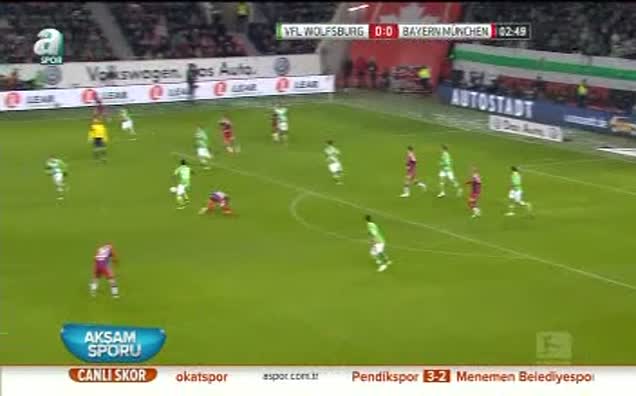 Bayern'e Wolfsburg şoku!