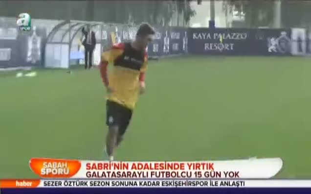 Galatasaraylı futbolcu 15 gün yok