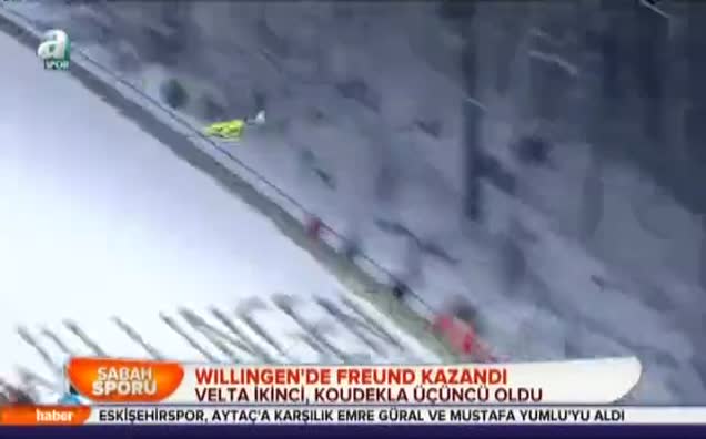 Willingen'de Freund kazandı