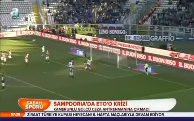 Sampdoria'da Eto'o krizi