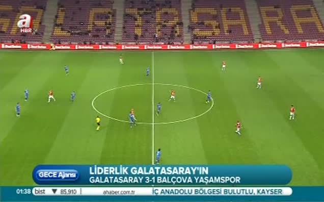 Galatasaray lider bitirdi!