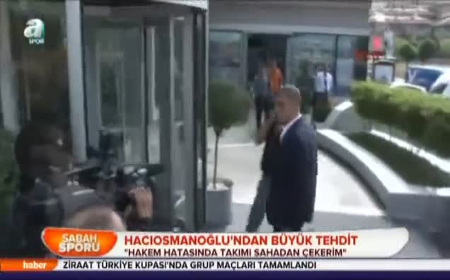 Hacıosmanoğlu'ndan büyük tehdit