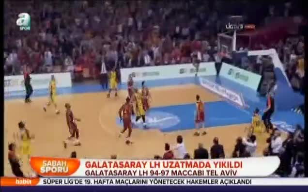 Galatasaray LH uzatmada yıkıldı