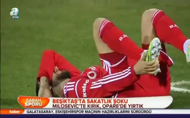 Beşiktaş'ta sakatlık şoku