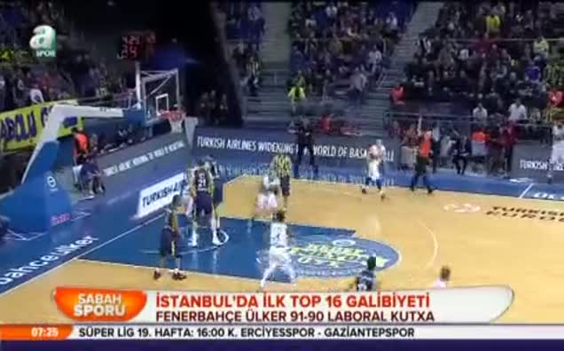 İstanbul'da ilk Top 16 galibiyeti