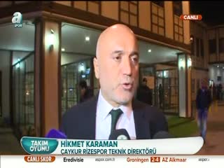 Karaman: "Hatalıyız olmaması lazım"