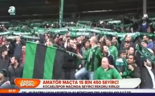Kocaelispor'dan seyirci rekoru