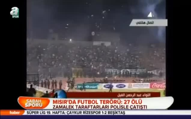 Mısır'da futbol terörü: 27 ölü