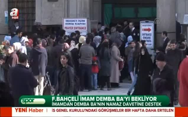 O imamdan Demba Ba'ya destek!