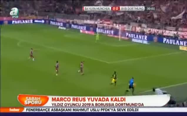 Marco Reus yuvada kaldı
