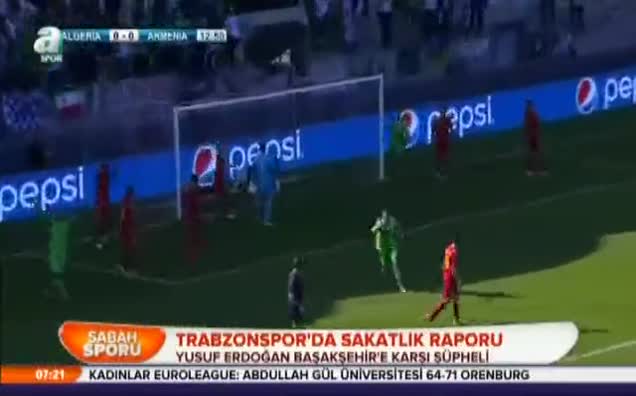 Belkalem'den Trabzon'a kötü haber
