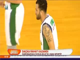 Daçka rahat kazandı