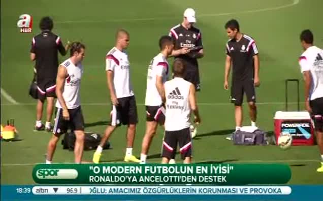 Ancelotti'den Ronaldo'ya destek!