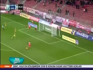 Lider Olympiakos evinde yine kazandı