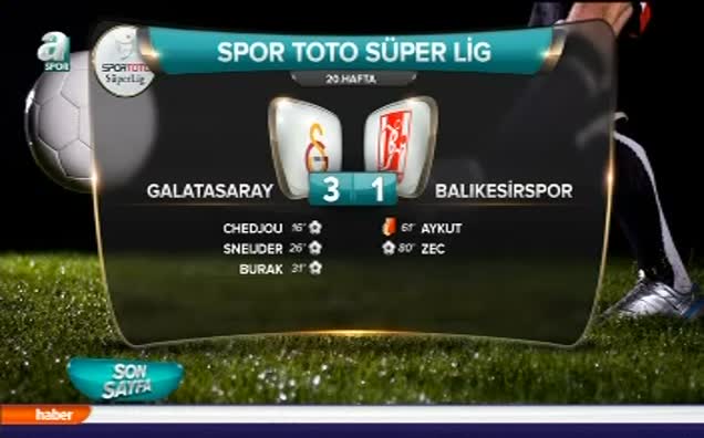 Galatasaray işi ilk yarıda bitirdi!