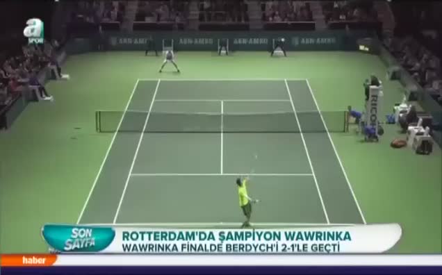 Rotterdam'da Şampiyon Wawrinka