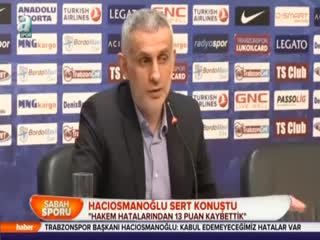 "Hakem hatalarından 13 puan kaybettik"