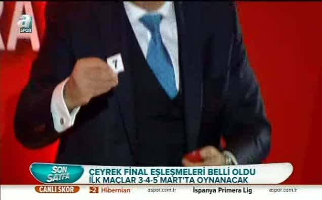 Çeyrek finalistler belli oldu!