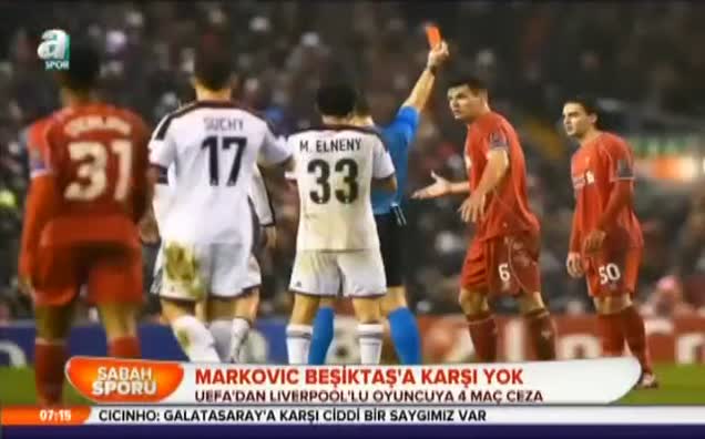 Markovic Beşiktaş'a karşı yok