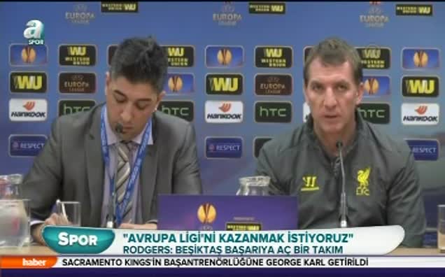 Rodgers: Kupayı kazanmak istiyoruz