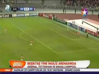 Beşiktaş yine İngiliz arenasında