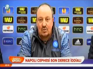 Napoli cephesi son derece iddialı